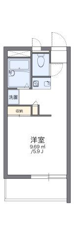レオパレスけやきの間取り画像