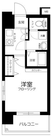 プレール南池袋の間取り画像