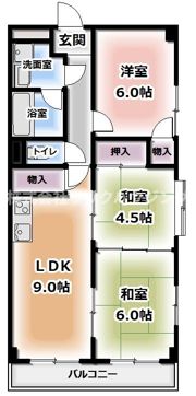 パープルソシアの間取り画像