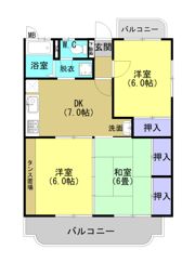 フレグランスハヤシIの間取り画像
