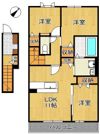 Live Flat大橋の間取り画像