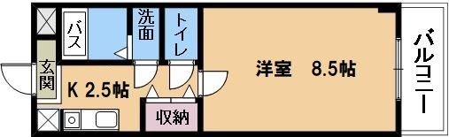 第36長栄ガーデンハイツヤマキの間取り画像