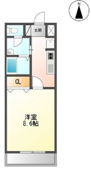 メルヴェーユ新成Aの間取り画像