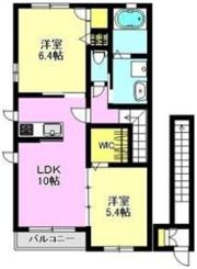 ブリリアントBの間取り画像