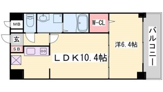 メゾンドバレーの間取り画像