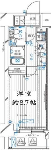 レガリス亀戸の間取り画像