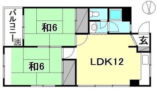 椿マンションの間取り画像