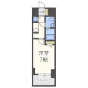 S-RESIDENCE難波Brillerの間取り画像