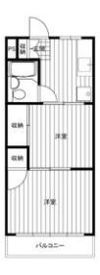 クリーネスコーポの間取り画像