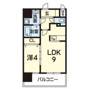 ライズ九品寺Ⅱの間取り画像