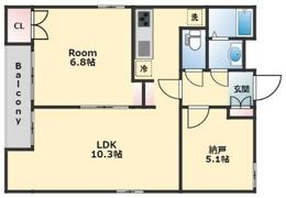 M Residence 常盤の間取り画像