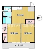 キャレット栗林の間取り画像