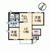 クレセオ湊の間取り画像