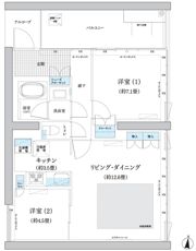 ガーデニエール砧 WESTの間取り画像