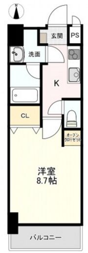 柳町CORALの間取り画像