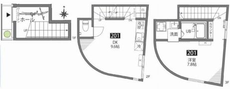 仙川アパートメントの間取り画像