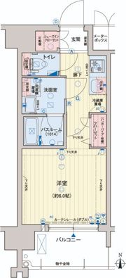 レオンコンフォート都島Ⅱの間取り画像