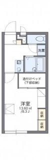 レオパレスらかん 福島の間取り画像
