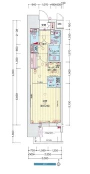 プレサンス久屋大通セントラルパークの間取り画像