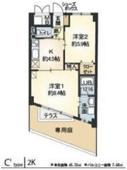 バレーロード辻子の間取り画像