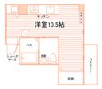 鹿田ハイツの間取り画像