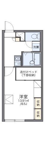レオパレストゥイーナの間取り画像
