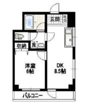 カーサマレーア武蔵関の間取り画像