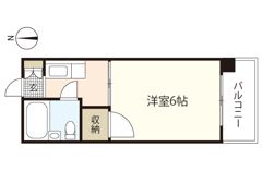 コーポ中広の間取り画像