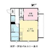CASA FIORIRE 三社の間取り画像