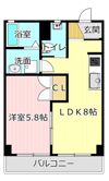 コーポワタナベの間取り画像