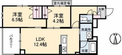 シャーメゾンルッカの間取り画像