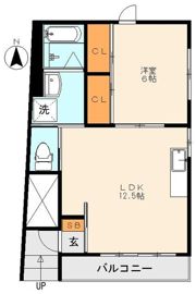アスカハイツの間取り画像