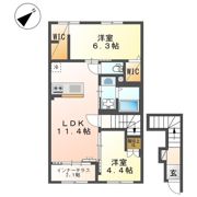 ミモザの間取り画像