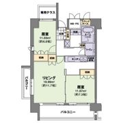 アーバンエース夕陽丘パルの間取り画像