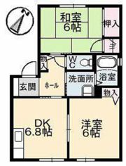フレサリア B棟の間取り画像