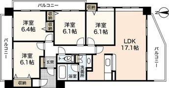 サウスヒルズAcityⅠの間取り画像