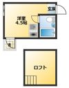 ロフト高津の間取り画像