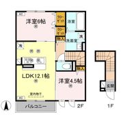 BeneⅡの間取り画像