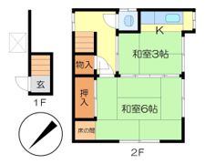 森アパート2の間取り画像