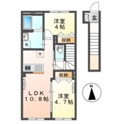 エスト ガーデニアの間取り画像