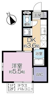 ヴェルドミールAの間取り画像