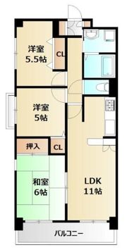 メテオール妙典の間取り画像