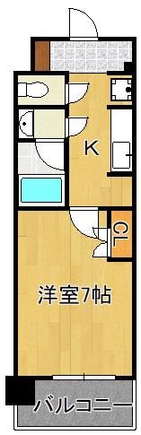 RJRプレシア西小倉駅前の間取り画像