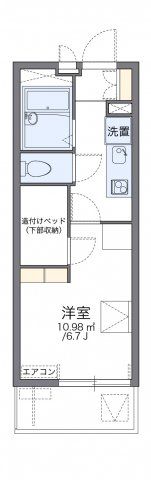 レオパレス銀河の間取り画像