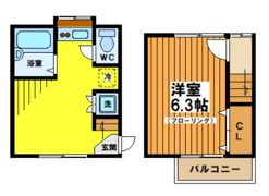 東田荘F棟の間取り画像