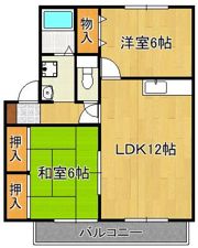 ハイカムール貴船台の間取り画像