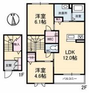 シャーメゾン ノア A棟の間取り画像