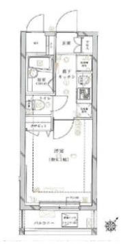 クレイシア旗の台の間取り画像