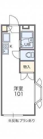 レオパレスレジデンス新石切の間取り画像