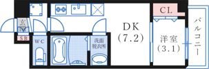 アドバンス神戸レイソレの間取り画像